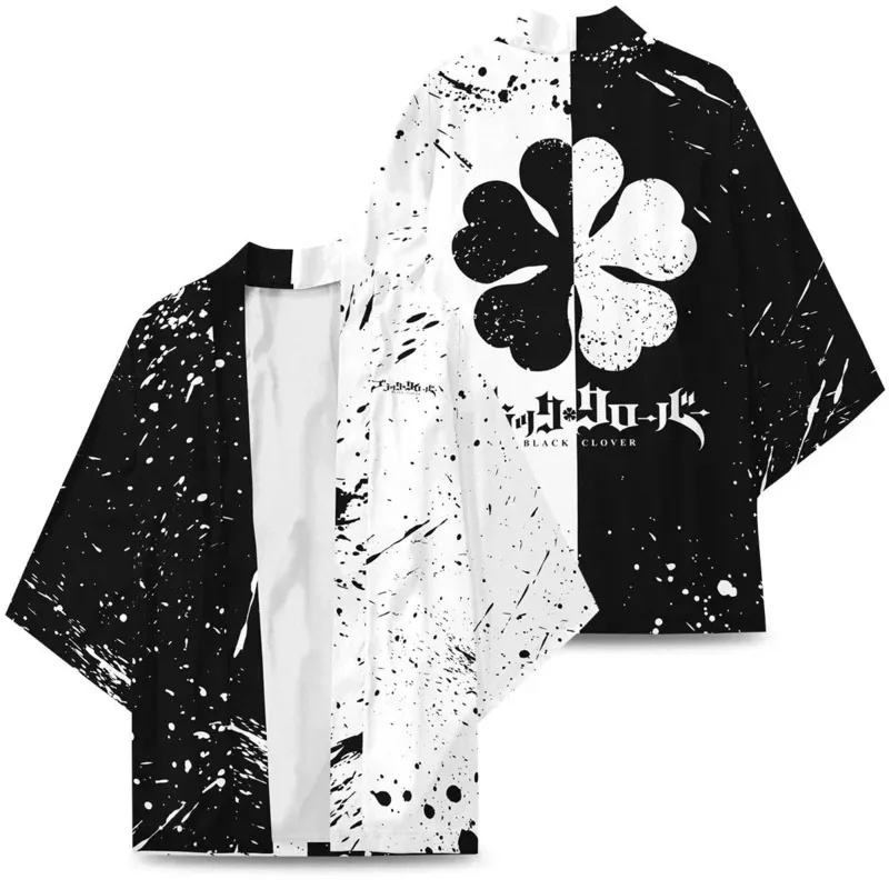Haori Japanese Jacket - Premium Kostüm Anime Black Clover Asta