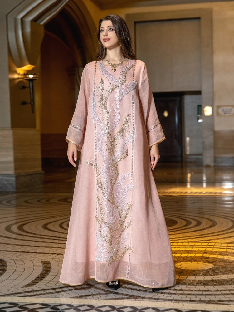 Jalabiya Women Arabic - Bayram Müslüman Parti Elbise Kadınlar için