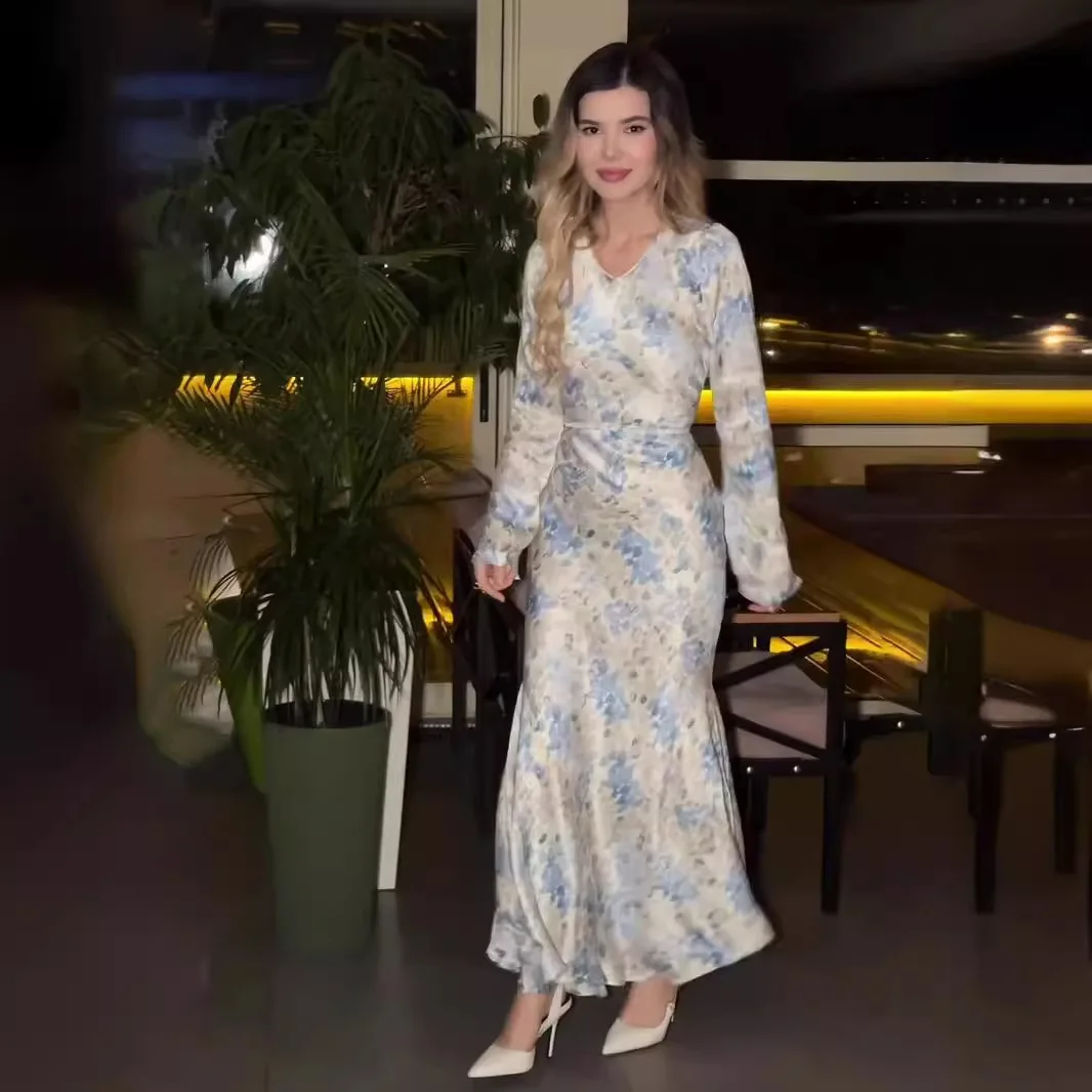 Jalabiya Women Arabic - Eid Müslüman Abaya Kadınlar için Parti