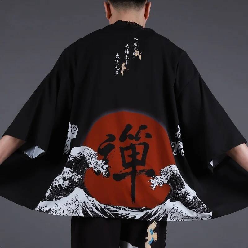 Haori Japanese Jacket - Yeni Moda Erkek Japon Kıyafetleri Yukata