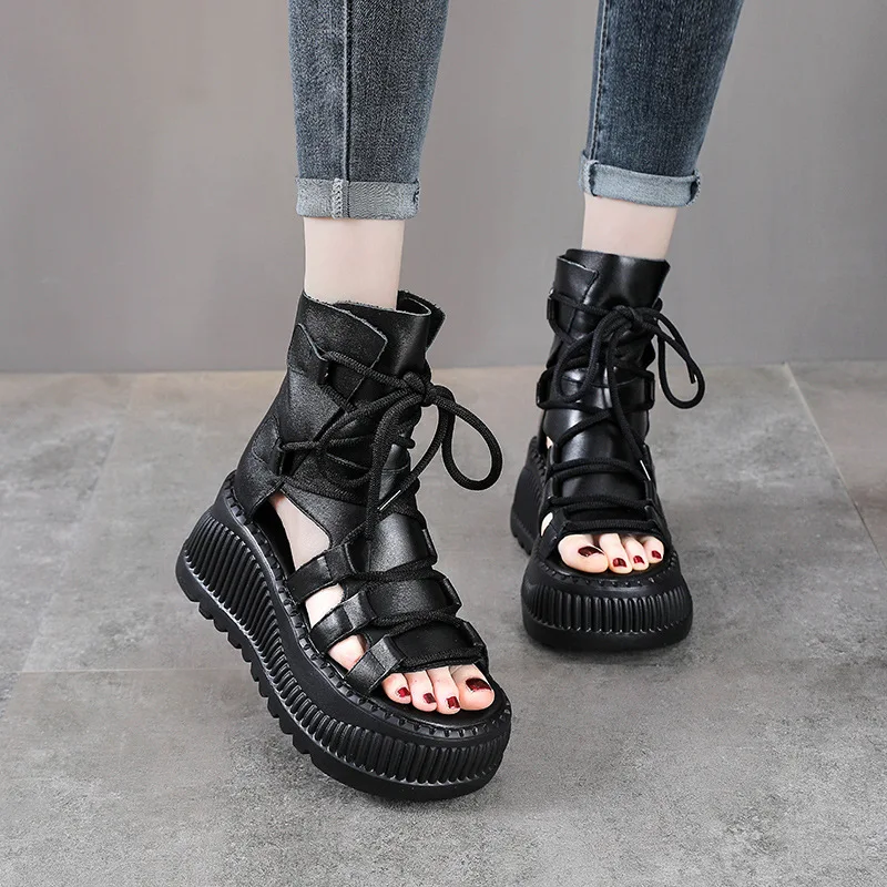 8CM etnik inek hakiki deri aya - Ethnic Modern Fashion incelemesi ve fiyatı