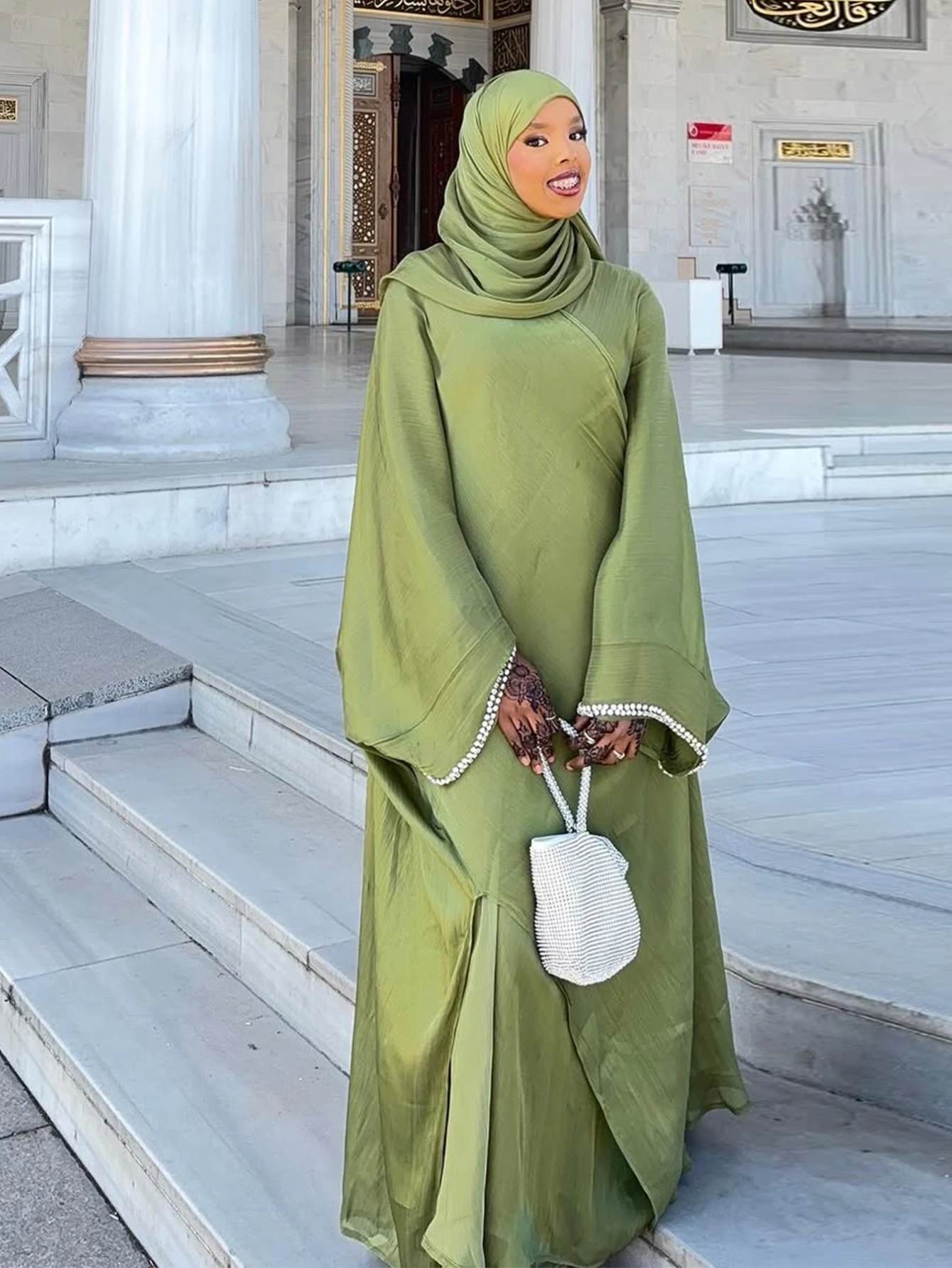 Ramazan Bayramı Müslüman Abaya - Jalabiya Women Arabic incelemesi ve fiyatı