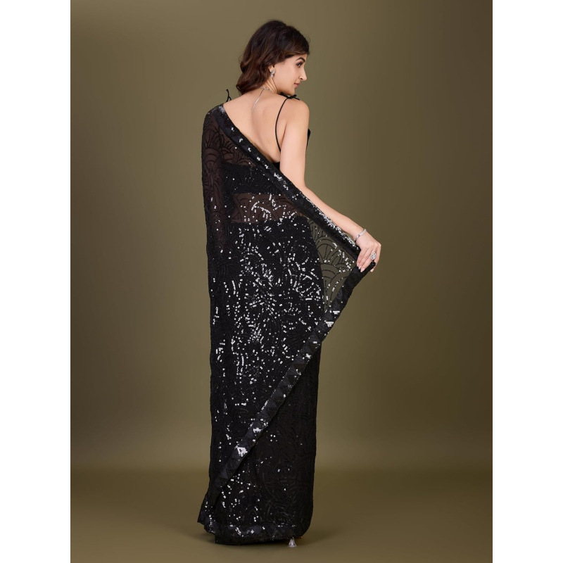 Kadınlar için Georgette Kumaşl - Saree Georgette Women incelemesi ve fiyatı