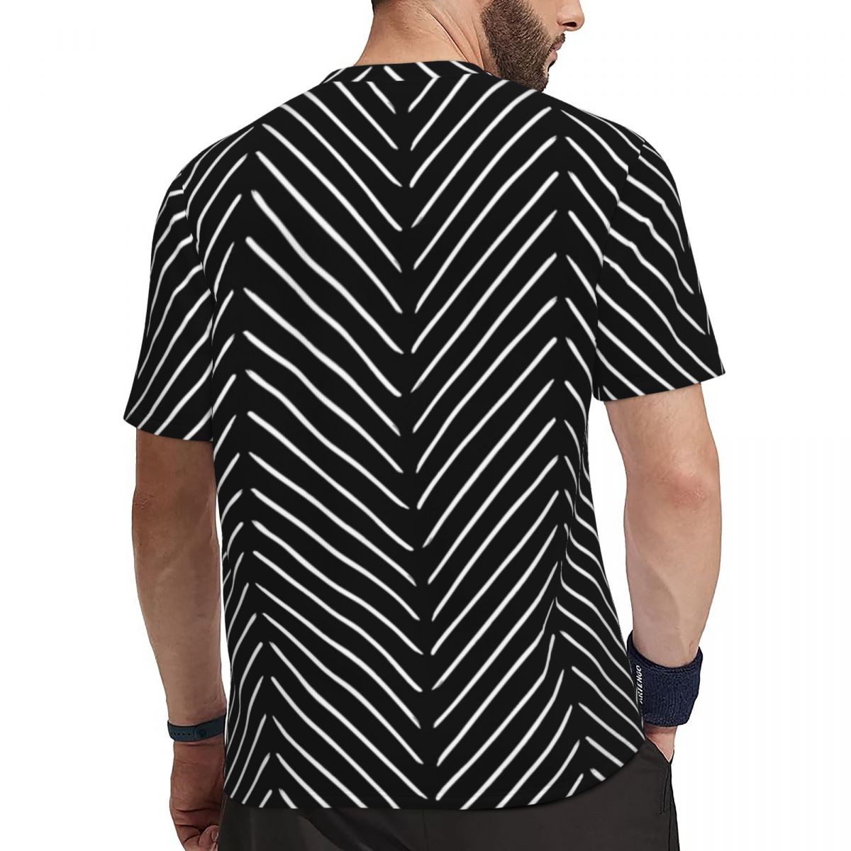 Sportswear T-Shirt Male Retro  - Mudcloth Print Top incelemesi ve fiyatı