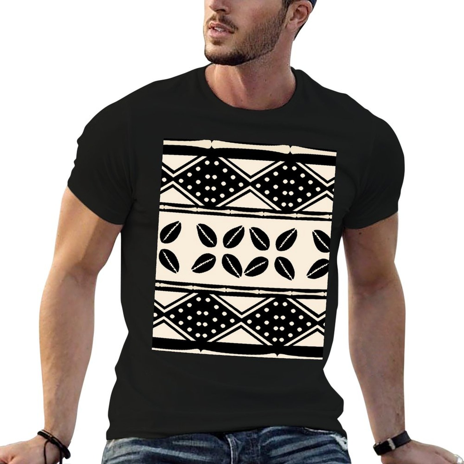 Afrika soyut çamur kumaş desen - Mudcloth Print Top incelemesi ve fiyatı