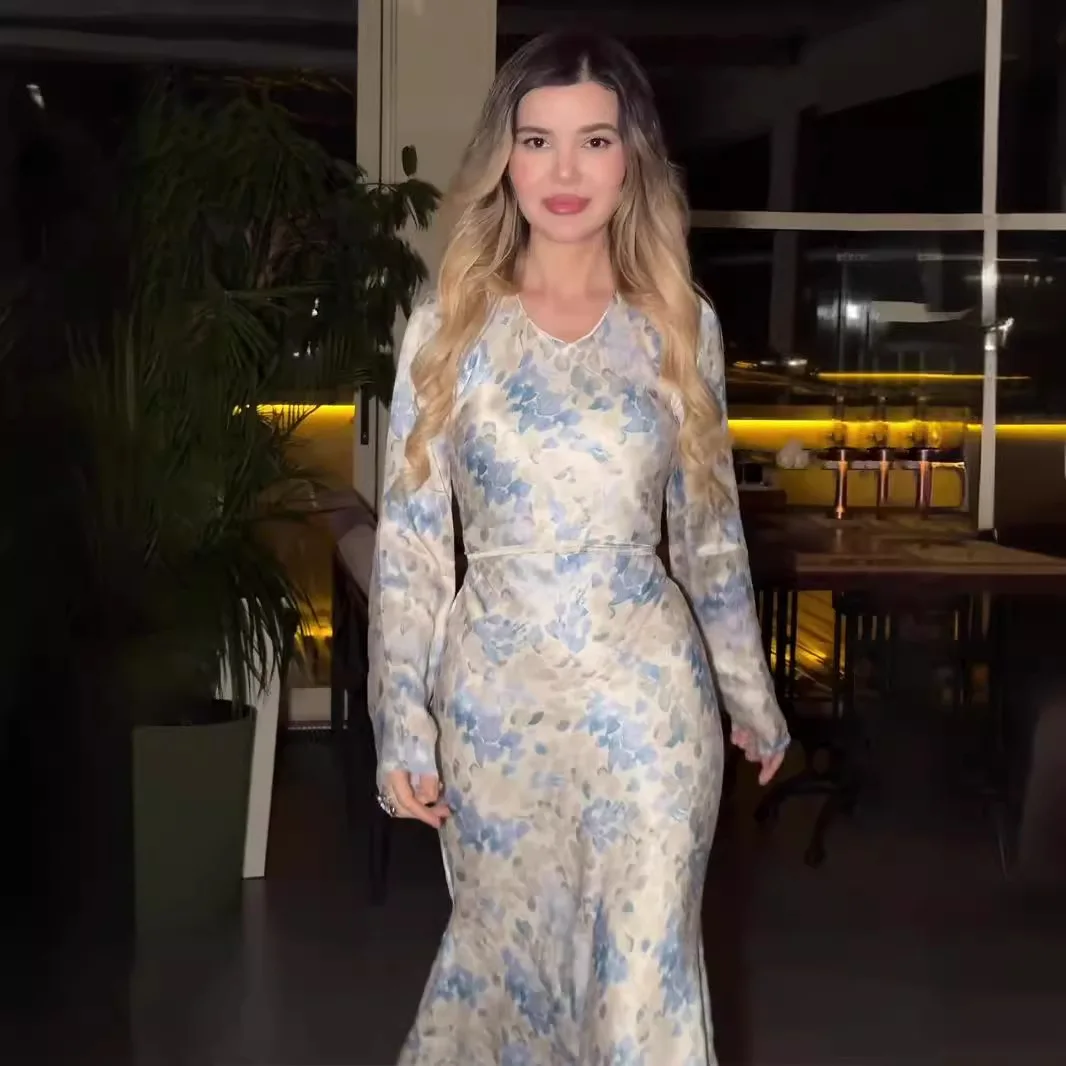 Eid Müslüman Abaya Kadınlar iç - Jalabiya Women Arabic incelemesi ve fiyatı