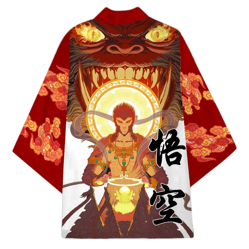 Siyah Efsane WuKong Cosplay Ki - Haori Japanese Jacket incelemesi ve fiyatı