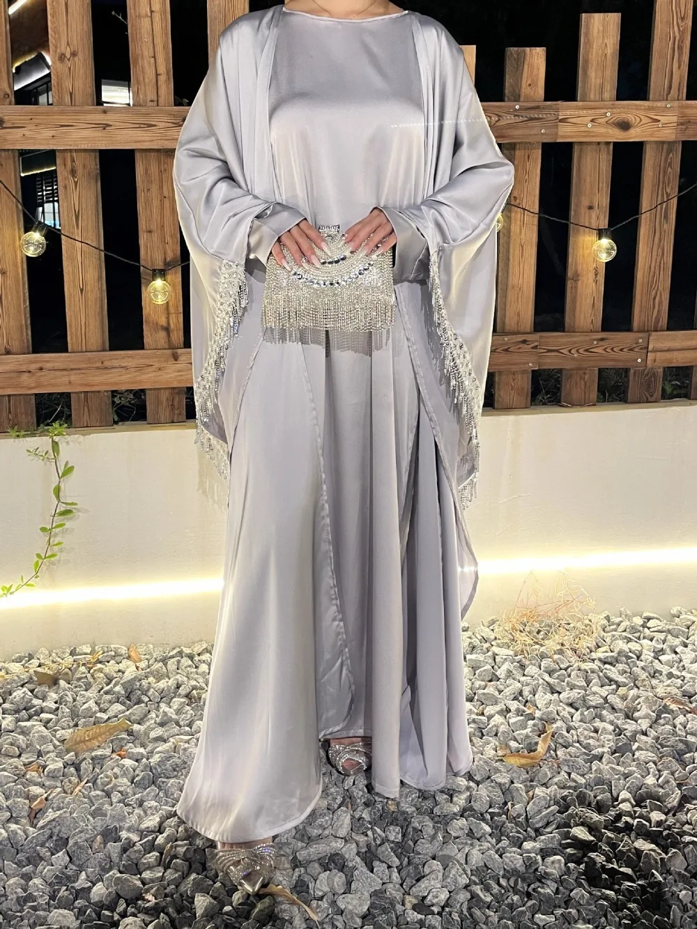 Müslüman Kadın Abaya Elbise 2  - Jalabiya Women Arabic incelemesi ve fiyatı