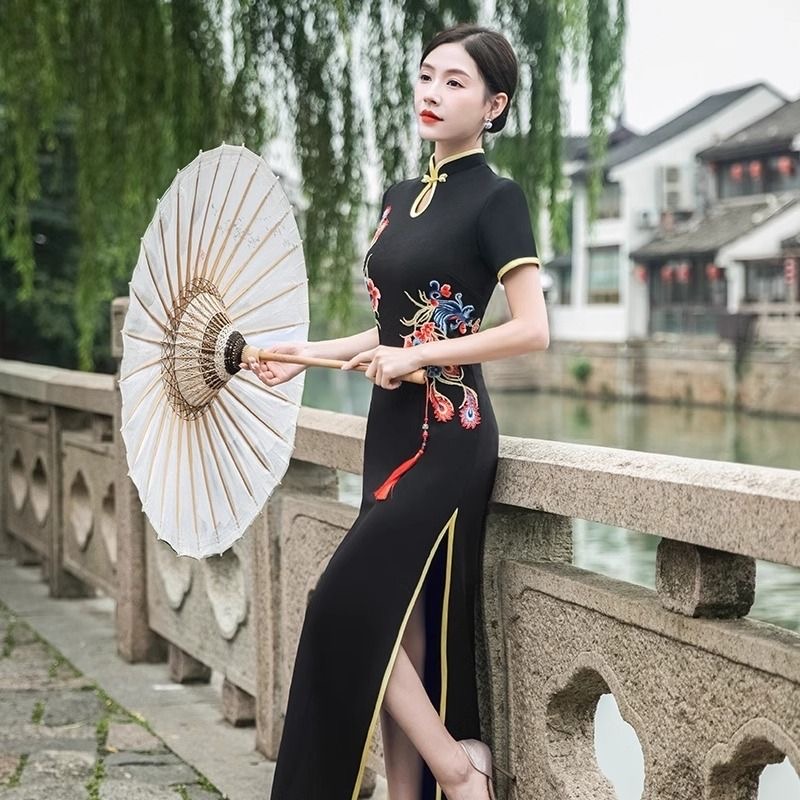 Kadınlar Geleneksel Vietnam Ao - Ao Dai Vietnam Dress incelemesi ve fiyatı