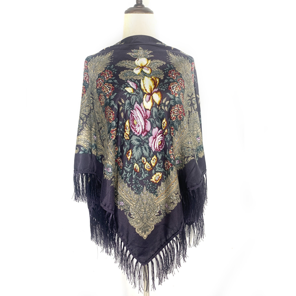 130*130 cm Etnik Tarzı Rus Kar - Winter Ethnic Fashion For Women incelemesi ve fiyatı