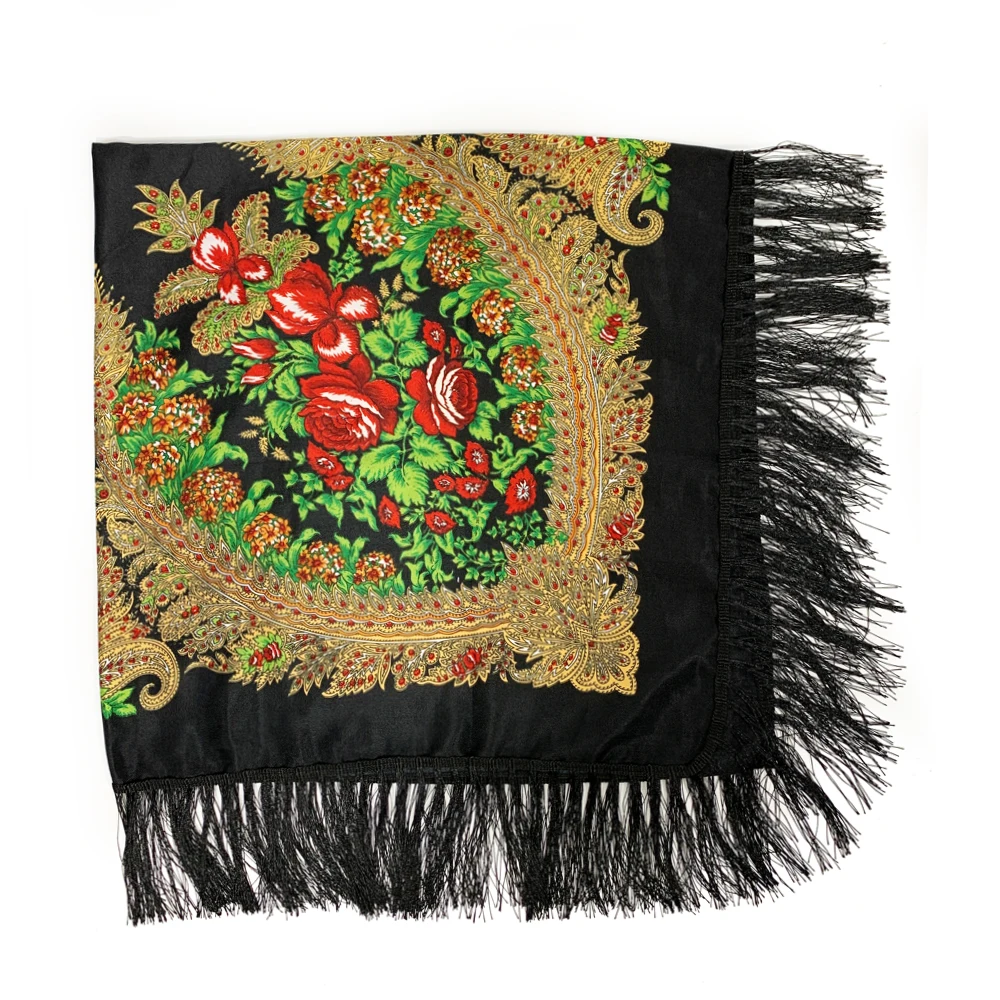 130*130 cm Etnik Tarzı Rus Kar - Winter Ethnic Fashion For Women incelemesi ve fiyatı